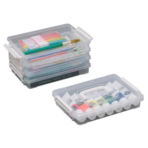 IRIS OHYAMA（アイリスオーヤマ） ジョイントケース ハンドル付 クリア