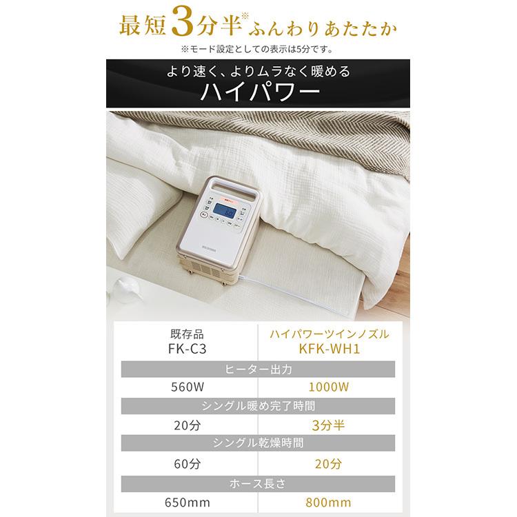 IRIS OHYAMA（アイリスオーヤマ） 布団乾燥機 ダニ 袋 ツインノズル