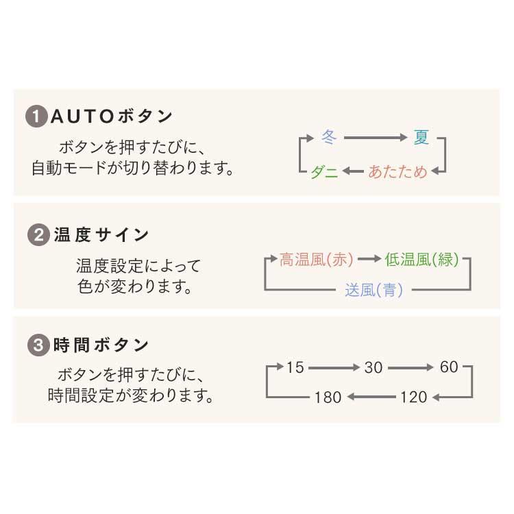 布団乾燥機 アイリスオーヤマ シングルノズル デザインタイプ ダニ退治 コンパクト 小型 ダニ オールシーズン カラリエ 花粉対策 FK-RD1 安心延長保証対象_9
