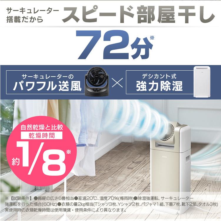 IRIS OHYAMA（アイリスオーヤマ） 除湿機 衣類乾燥 デシカント式 8L