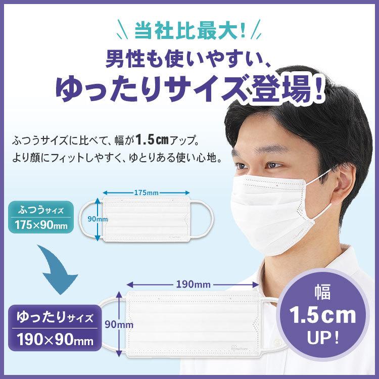 マスク 65枚入 不織布 不織布マスク アイリスオーヤマ 使い捨てマスク おしゃれ プリーツマスク ゆったり ふつう 小さめ 学童 大容量｜irisplaza｜06