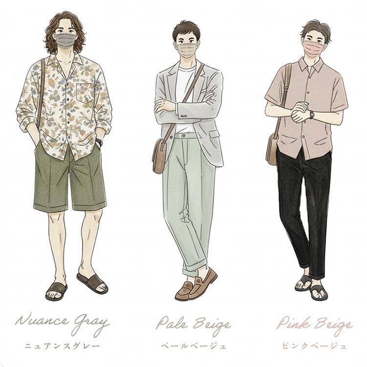 マスク 不織布 60枚 アイリスオーヤマ アイリスヘルスケア 不織布マスク 小さめ ふつう 大きめ おしゃれ プリーツマスク カラーマスク APN-60 * | IRIS OHYAMA | 15