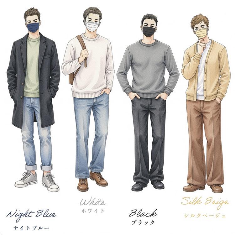 マスク 不織布 60枚 アイリスオーヤマ アイリスヘルスケア 不織布マスク 小さめ ふつう 大きめ おしゃれ プリーツマスク カラーマスク APN-60 * | IRIS OHYAMA | 16