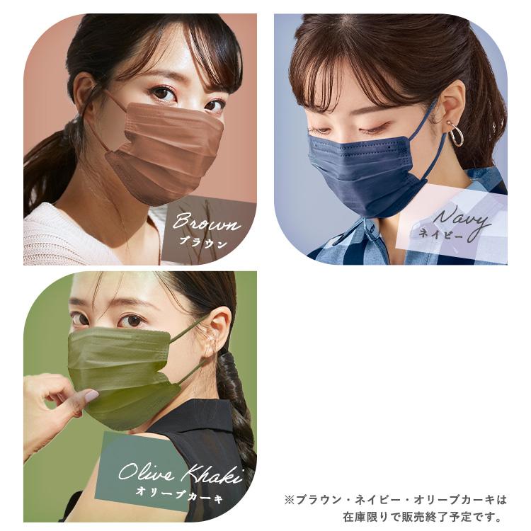 マスク 不織布 60枚 アイリスオーヤマ アイリスヘルスケア 不織布マスク 小さめ ふつう 大きめ おしゃれ プリーツマスク カラーマスク APN-60 * | IRIS OHYAMA | 07