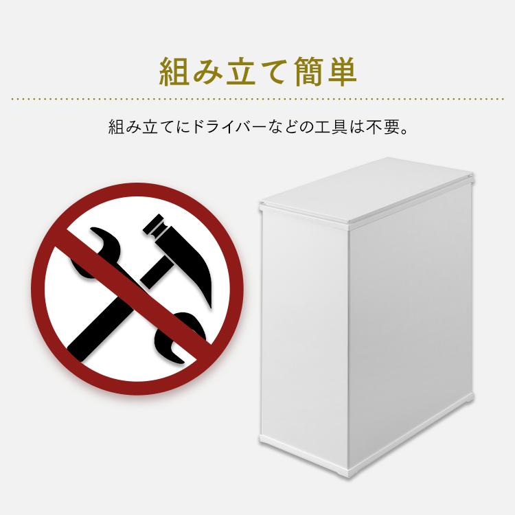 ゴミ箱 おしゃれ 45L ごみ箱 ダストボックス スチール スリム シンプル