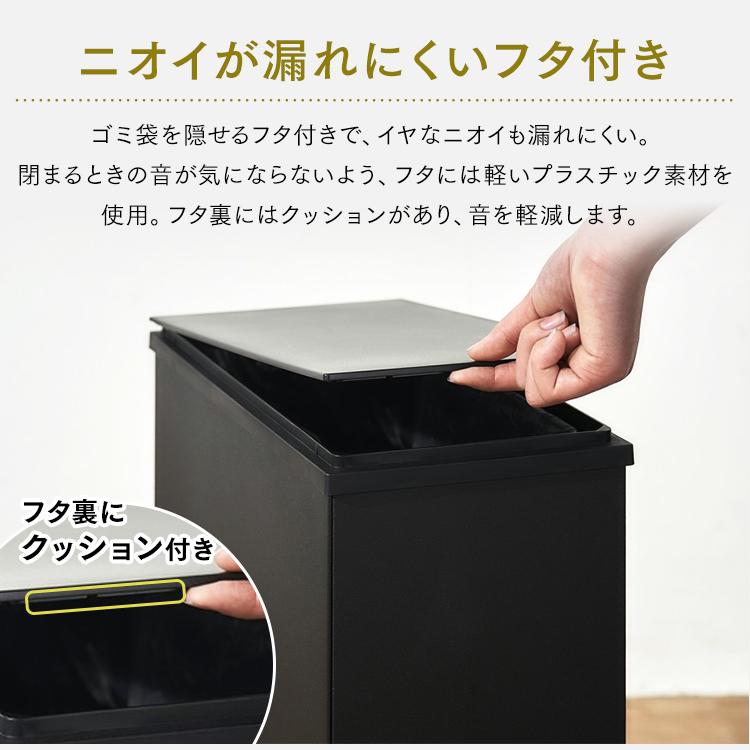 IRIS OHYAMA（アイリスオーヤマ） ゴミ箱 おしゃれ キッチン スリム
