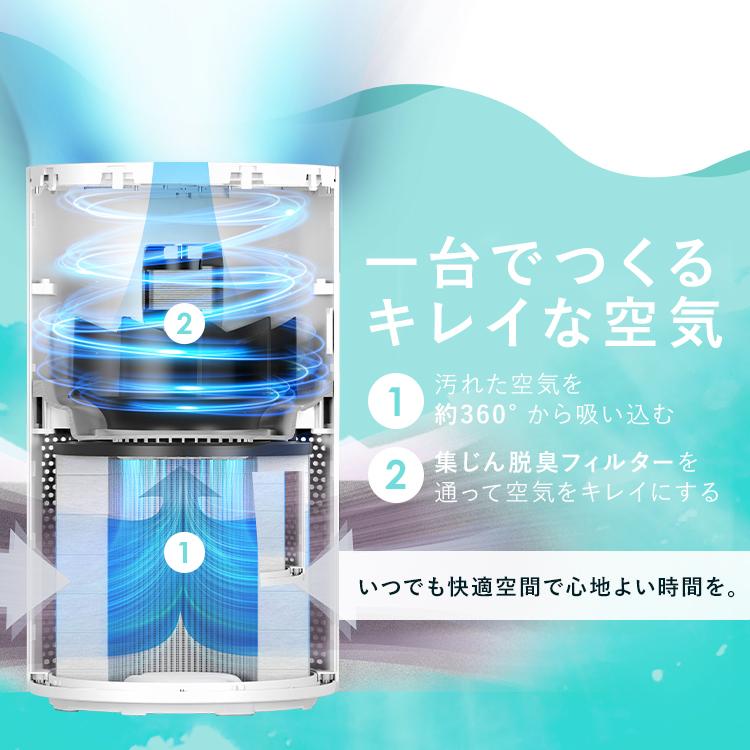 IRIS OHYAMA 空気清浄機 小型 アイリスオーヤマ 単機能空気清浄