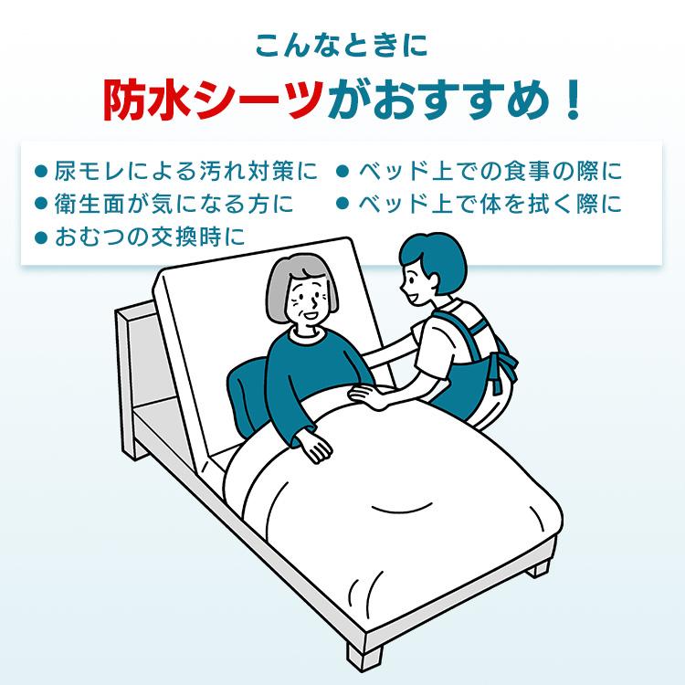 IRIS OHYAMA（アイリスオーヤマ） 防水シーツ 介護 シーツ おねしょ