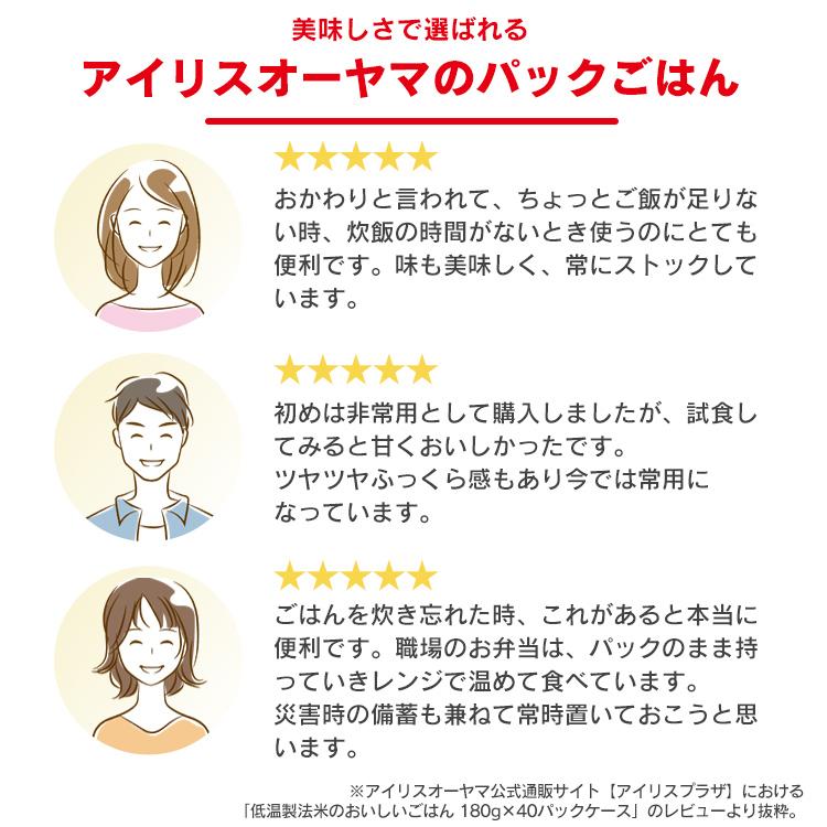 パックご飯 200g 40食 レトルトご飯 パックごはん 備蓄用 無添加 アイリスオーヤマ 米 お米 非常食 防災 仕送り 低温製法米 | IRIS OHYAMA | 02