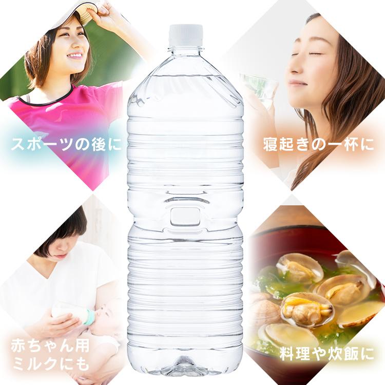 水 2リットル 2l 9本 最安値 備蓄水 防災 天然水 アイリスオーヤマ 送料無料 富士山の天然水 国産 ミネラルウォーター ラベルレス | IRIS OHYAMA | 09