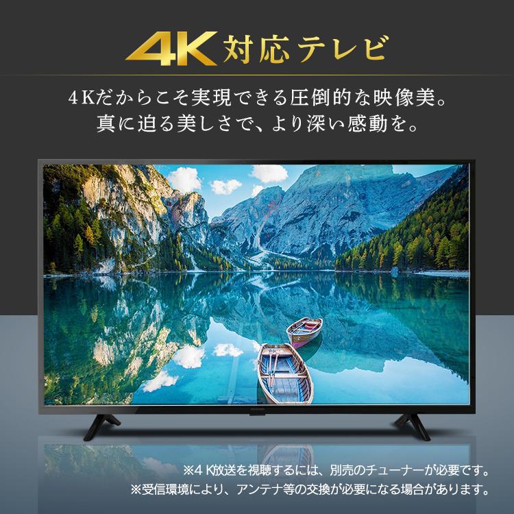 テレビ 55インチ 4K 液晶テレビ 55型 本体 アイリスオーヤマ 4Kテレビ 新生活 新品 Fiona 4K対応 TV テレビ 55UB10P  安心延長保証対象