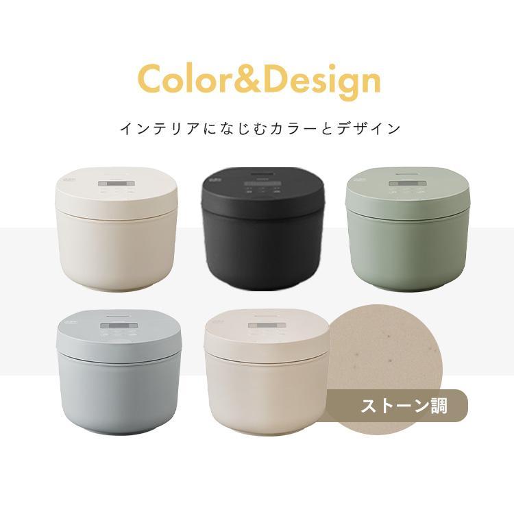 IRIS OHYAMA 炊飯器 5.5合 一人暮らし用 5合炊き IH アイリス