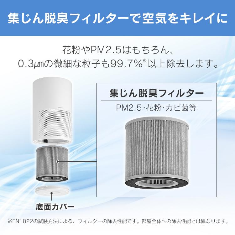 IRIS OHYAMA 空気清浄機 小型 花粉 花粉対策 ウイルス アイリス