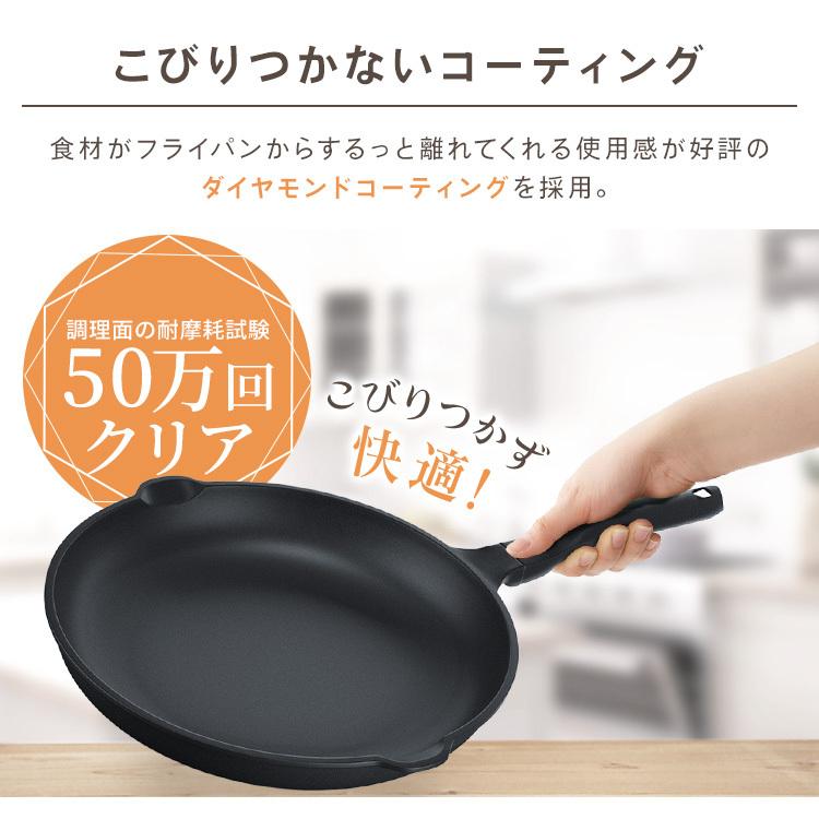 IRIS OHYAMA（アイリスオーヤマ） フライパン 28cm ih IH対応 軽量