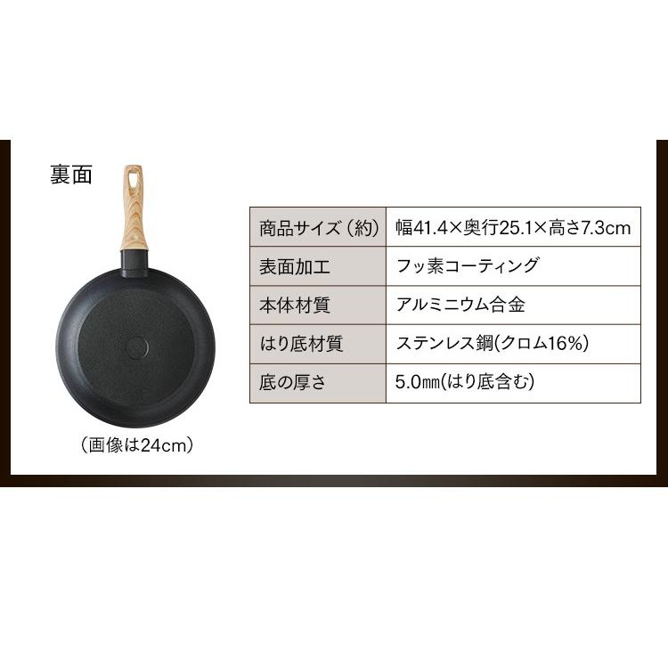 IRIS OHYAMA（アイリスオーヤマ） フライパン 28cm IH ih ガス 鉄 IH