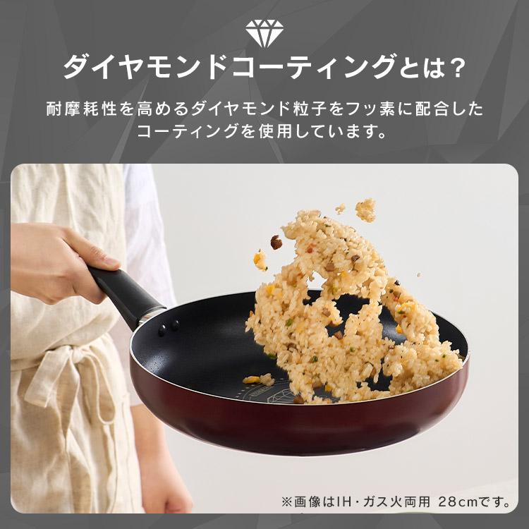 IRIS OHYAMA（アイリスオーヤマ） フライパン 28cm 深型 ih ガス ih
