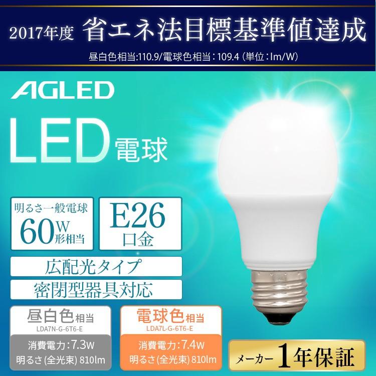 LED電球 E26 広配光 60形相当 LDA7N-G-6T6-E LDA7L-G-6T6-E 全2色 アイリスオーヤマ   安心延長保証対象｜irisplaza｜02