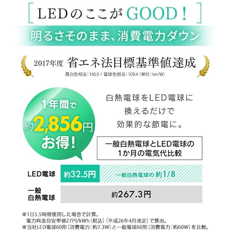 LED電球 E26 広配光 60形相当 LDA7N-G-6T6-E LDA7L-G-6T6-E 全2色 アイリスオーヤマ   安心延長保証対象｜irisplaza｜06