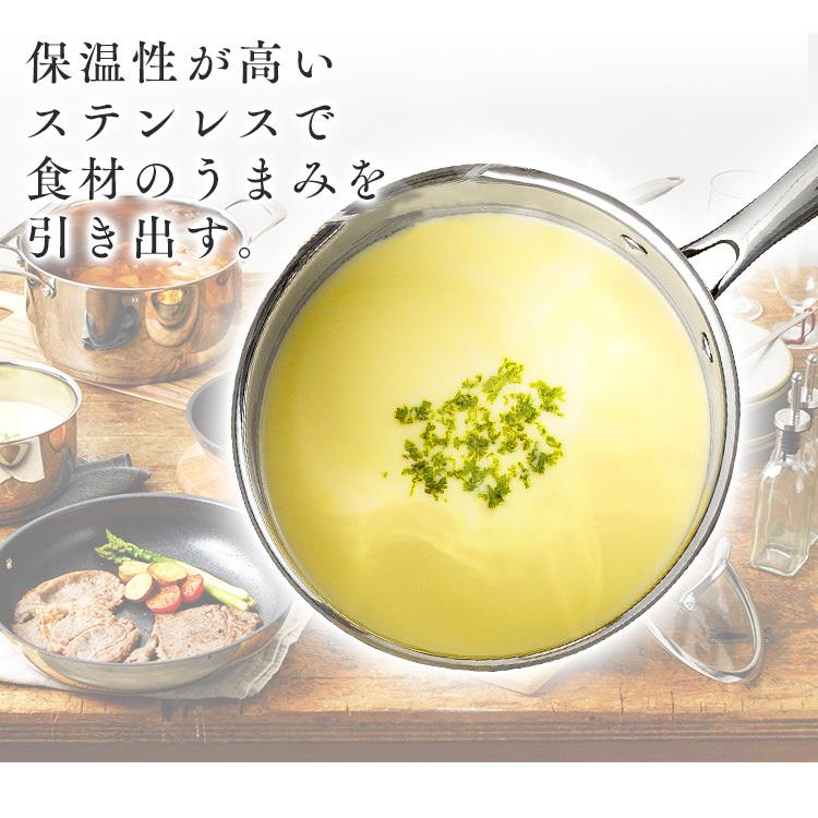 IRIS OHYAMA（アイリスオーヤマ） 鍋 18cm 片手鍋 蓋 ステンレス 一