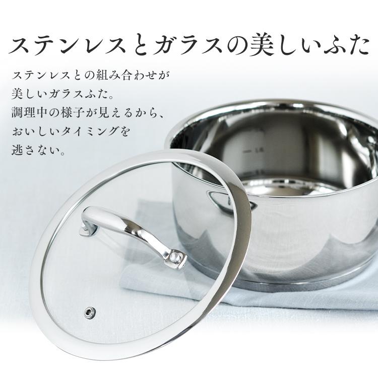 IRIS OHYAMA（アイリスオーヤマ） 鍋 18cm 片手鍋 蓋 ステンレス 一