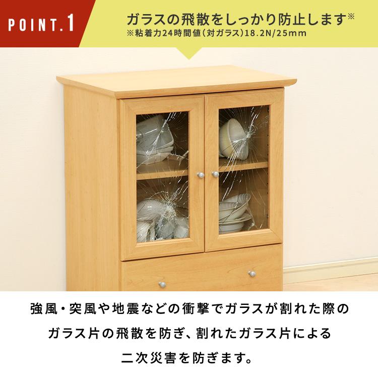 IRIS OHYAMA（アイリスオーヤマ） 飛散防止フィルム 透明 防犯 48