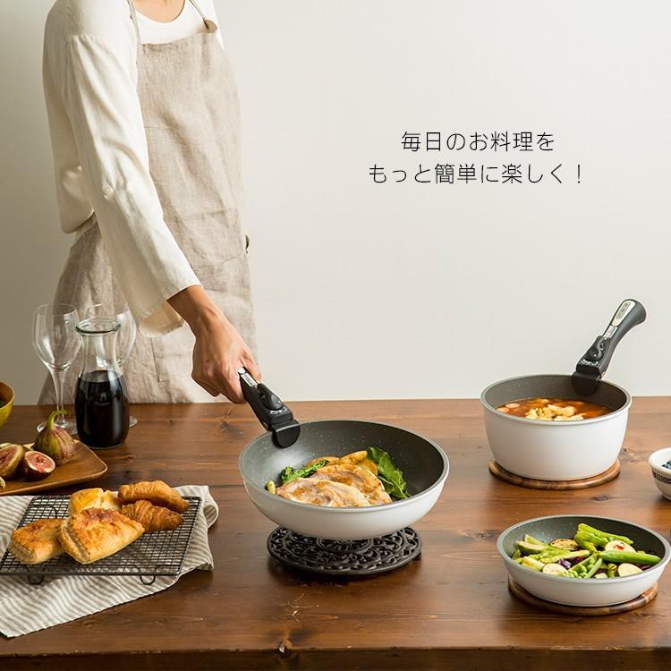 フライパンセット IH ガス 白 フライパン 12点セット 26cm 蓋 焦げ付かない 鍋 エッグパン KITCHEN CHEF ダイヤモンドコート IS-SE12 アイリスオーヤマ｜irisplaza｜15