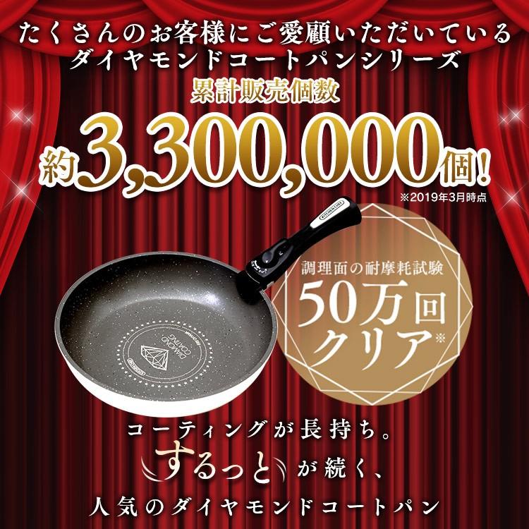 フライパンセット IH ガス 白 フライパン 12点セット 26cm 蓋 焦げ付かない 鍋 エッグパン KITCHEN CHEF ダイヤモンドコート IS-SE12 アイリスオーヤマ｜irisplaza｜02