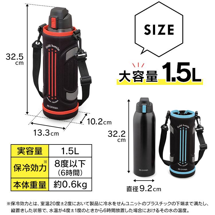 IRIS OHYAMA（アイリスオーヤマ） 水筒 1.5リットル 子供 マグボトル