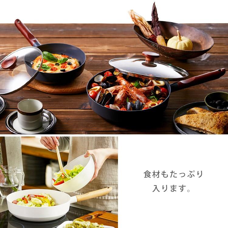 IRIS OHYAMA フライパン フライパンセット 6点セット ih ガス 白 IRIS OHYAMA フライパン フライパンセット 6点セット ih ガス 白