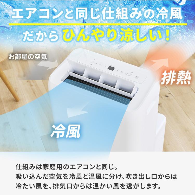 ほぼ新品】アイリスオーヤマ ポータブルクーラー（冷風・温風・除湿