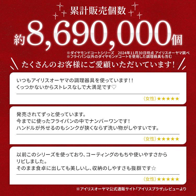 IRIS OHYAMA（アイリスオーヤマ） フライパン 13点セット 深型 卵焼き