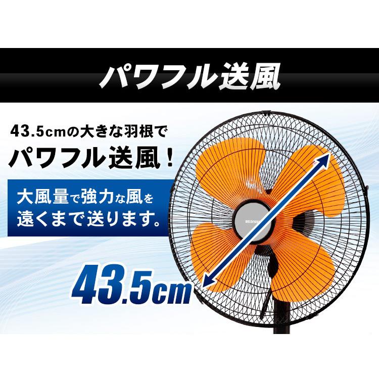 IRIS OHYAMA（アイリスオーヤマ） 工場扇 扇風機 床置き 左右首振り