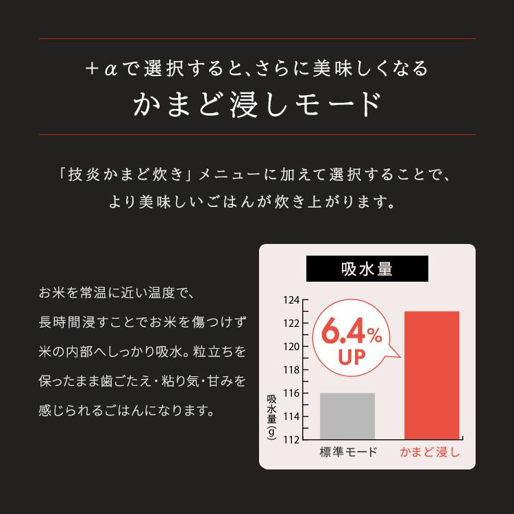 炊飯器 炊飯ジャー 5.5合 IHジャー炊飯器 カロリー表示 低温調理 タイマー ごはん ご飯 おかゆ 玄米 RC-ICA50-H グレー アイリスオーヤマ 安心延長保証対象｜irisplaza｜07