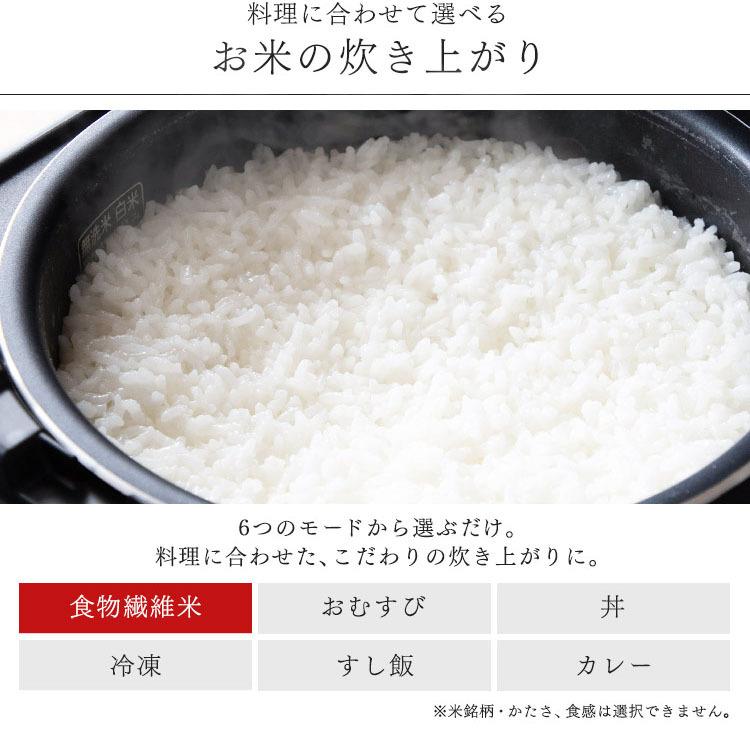 炊飯器 一升炊き アイリスオーヤマ 炊飯器 マイコン式 低糖質 銘柄炊き ヘルシーメニュー搭載 ご飯 白米 保温 タイマー RC-ME10-B 安心延長保証対象｜irisplaza｜10