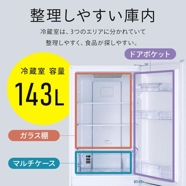 IRIS OHYAMA 冷蔵庫 一人暮らし スリム 2ドア 新生活 静音 右 IRIS OHYAMA 冷蔵庫 一人暮らし スリム 2ドア 新生活 静音 右
