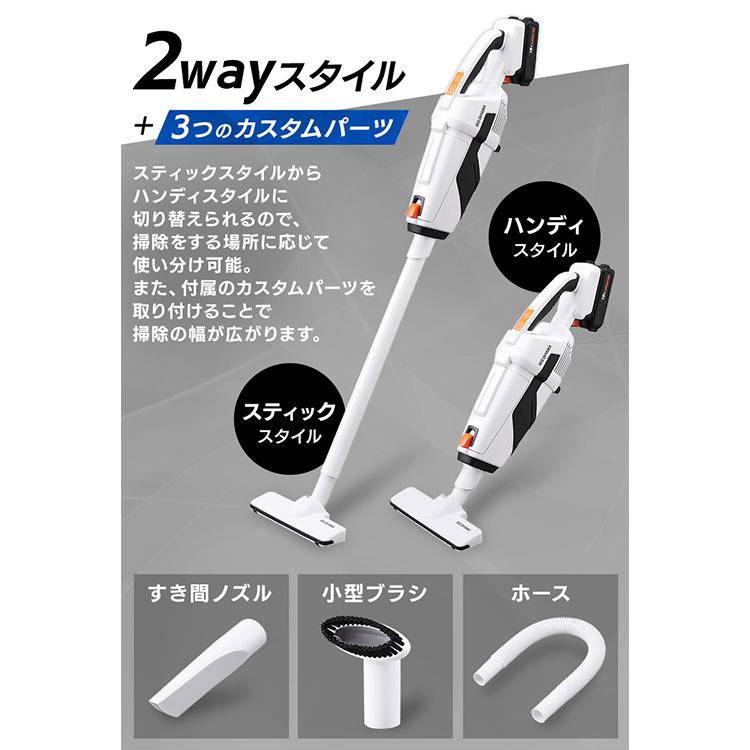 IRIS OHYAMA（アイリスオーヤマ） スティッククリーナー コードレス 紙