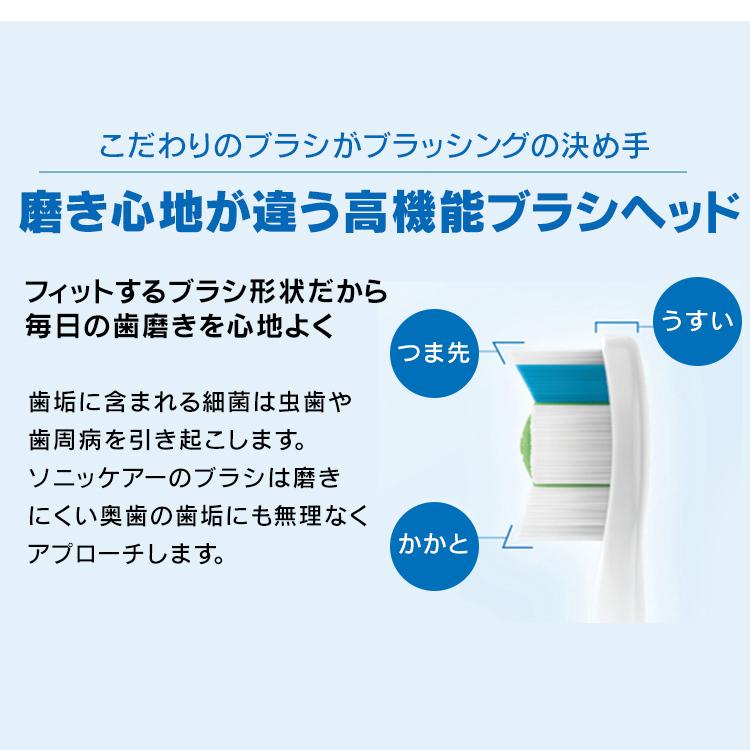 電動歯ブラシ フィリップス ソニッケアー 替えブラシ ブラシヘッド 3個セット 歯ブラシ 歯磨き アイリスオーヤマ｜irisplaza｜09