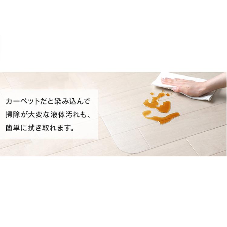 IRIS OHYAMA（アイリスオーヤマ） チェアマット カーペット 透明 床