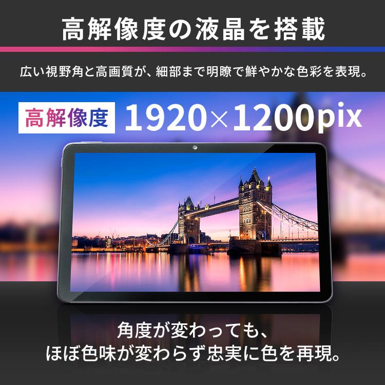 IRIS OHYAMA タブレット wi-Fi 10インチ 端末 1920×1200 本体