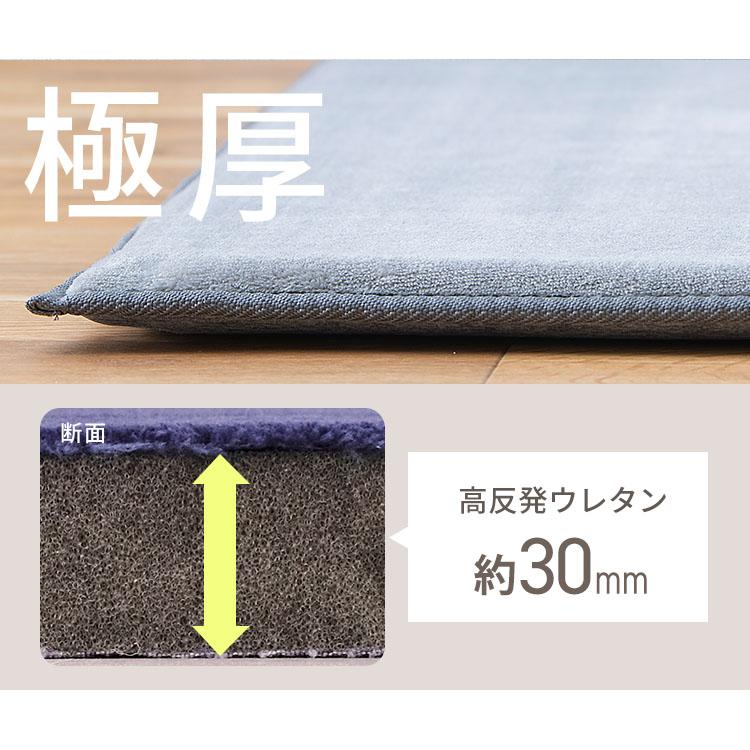 IRIS OHYAMA（アイリスオーヤマ） ラグ カーペット 3畳 厚手