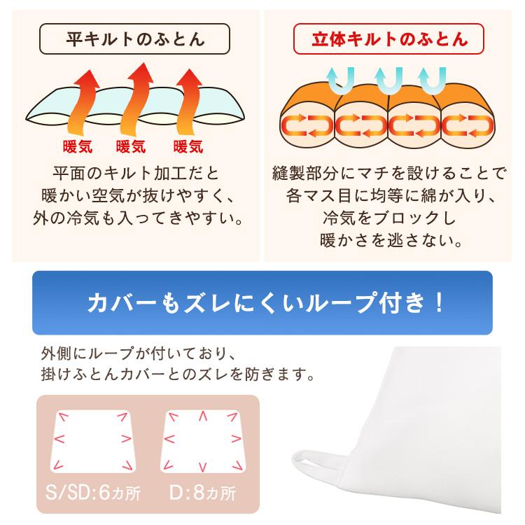 IRIS OHYAMA（アイリスオーヤマ） 掛け布団 セミダブル 洗える オールシーズン 冬 布団 吸放湿 抗菌 防臭 さらさら掛けふとん ...