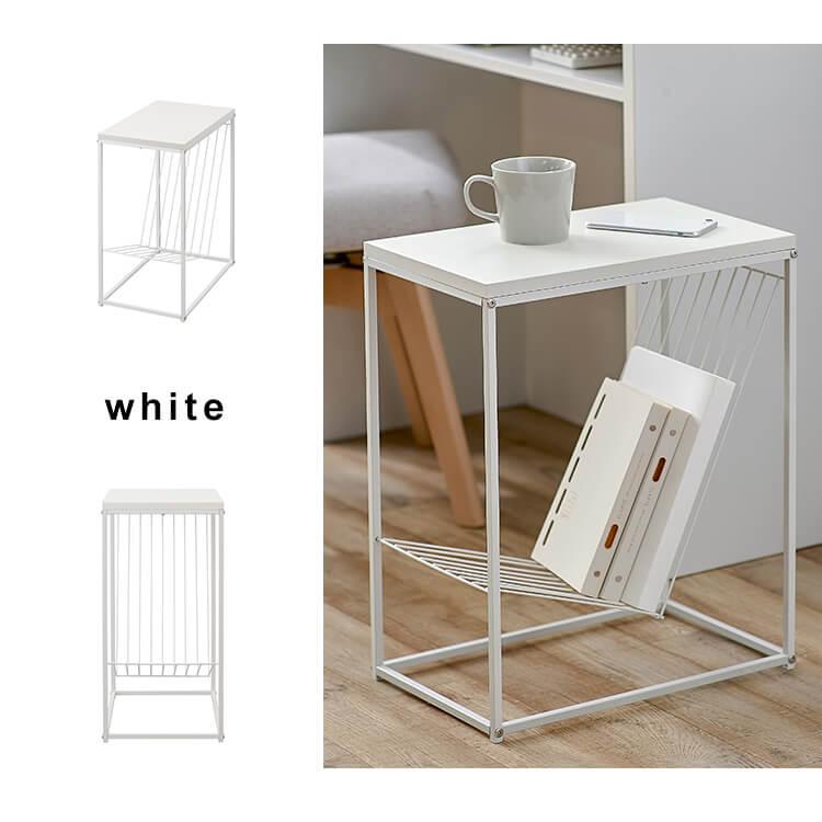 IRIS OHYAMA（アイリスオーヤマ） サイドテーブル おしゃれ 北欧 収納