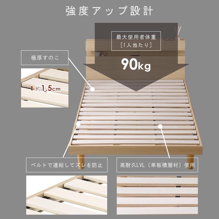 IRIS OHYAMA（アイリスオーヤマ） ベッド シングル すのこ 2口