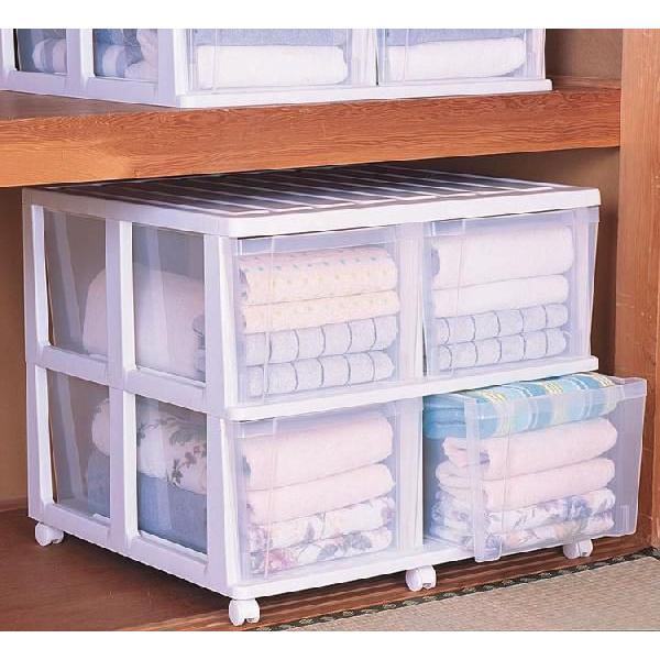 未使用あり☆アイリスオーヤマ 収納ボックス8個＋他社品2個→10個(衣類押入れ IRIS OHYAMA（アイリスオーヤマ） 2個セット 押入れチェスト深型 OCD