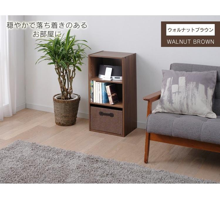 IRIS OHYAMA（アイリスオーヤマ） カラーボックス 3段 本棚 収納