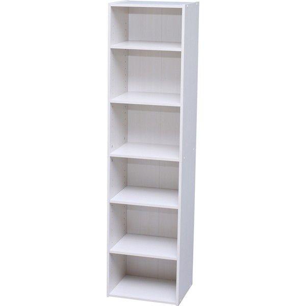 IRIS OHYAMA（アイリスオーヤマ） カラーボックス 6段 本棚 収納