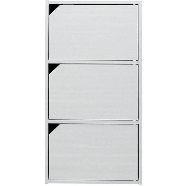 IRIS OHYAMA（アイリスオーヤマ） カラーボックス 3段 扉 収納 収納