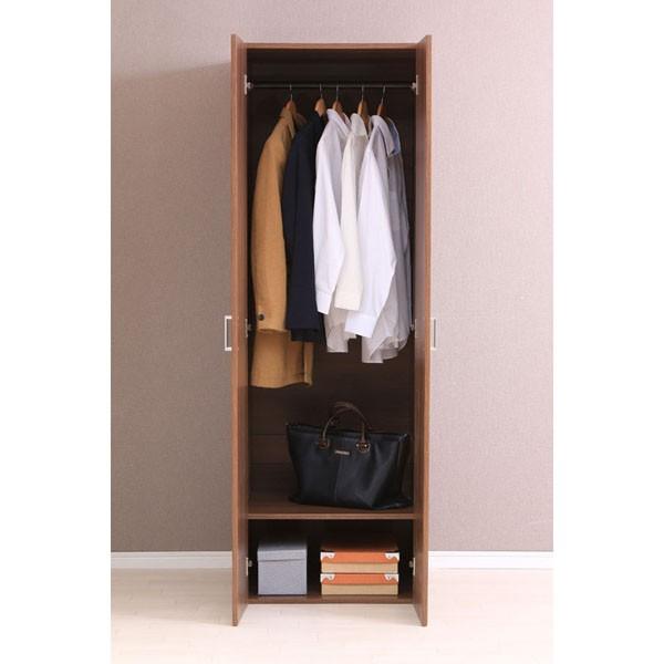 洋服ダンス　クローゼット　ワードローブ　ダークブラウン IRIS OHYAMA（アイリスオーヤマ） ワードローブ タンス おしゃれ