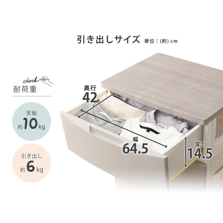 IRIS OHYAMA（アイリスオーヤマ） チェスト 4段 ランドリーチェスト