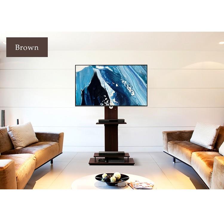 アイリスオーヤマ スタンドテレビ台 UTS-W75 ブラウン Amazon｜【43-65型推奨】 アイリスオーヤマ テレビスタンド 液晶TV